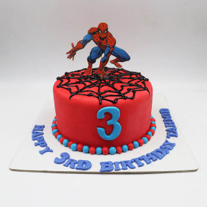 Super Hero Cake ( Spider Man Theme )